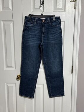 SO High-Rise Dark Blue '90s Straight Jeans